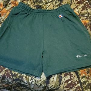 Green pull string XXL champion shorts